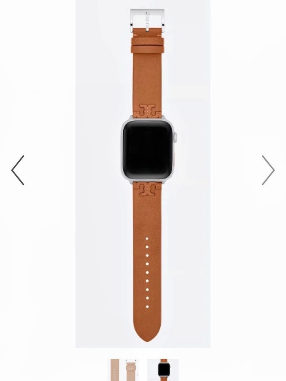Tory Burch McGraw Leather Band for Apple Watch Brown, 38-41